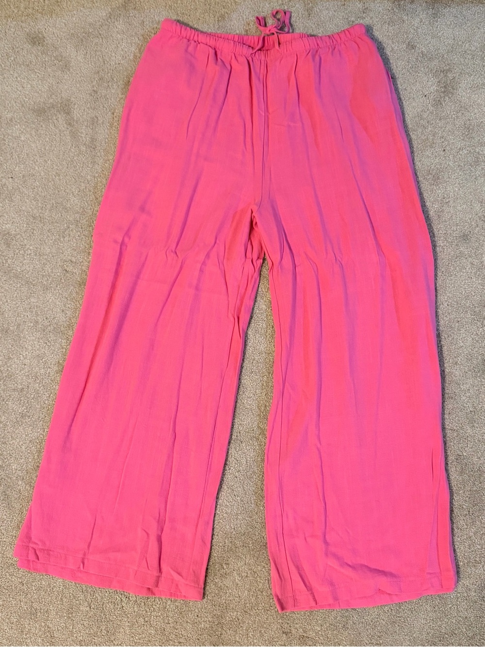 Women’s boho wide leg trousers, XXL